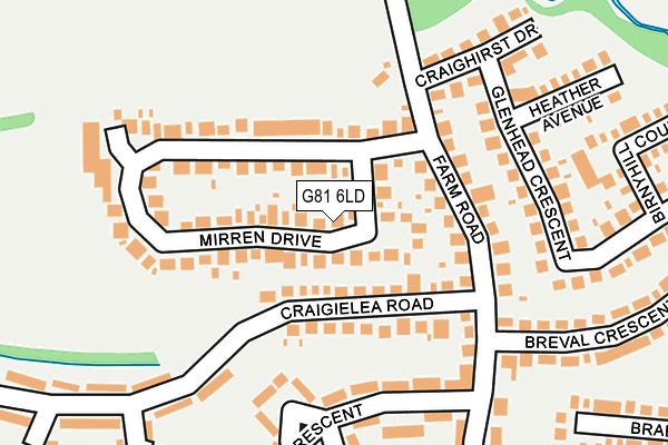 G81 6LD map - OS OpenMap – Local (Ordnance Survey)