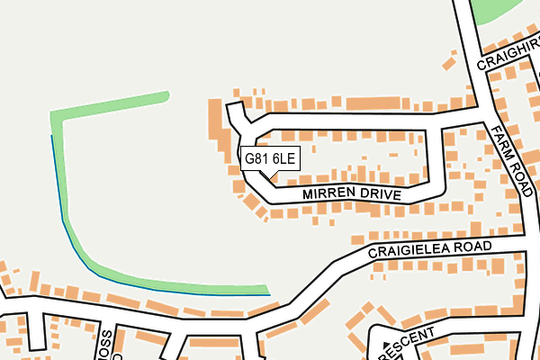 G81 6LE map - OS OpenMap – Local (Ordnance Survey)