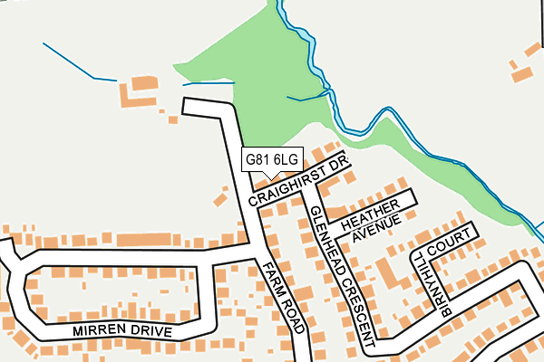 G81 6LG map - OS OpenMap – Local (Ordnance Survey)