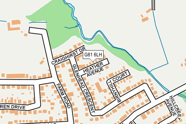 G81 6LH map - OS OpenMap – Local (Ordnance Survey)
