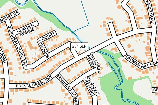 G81 6LP map - OS OpenMap – Local (Ordnance Survey)