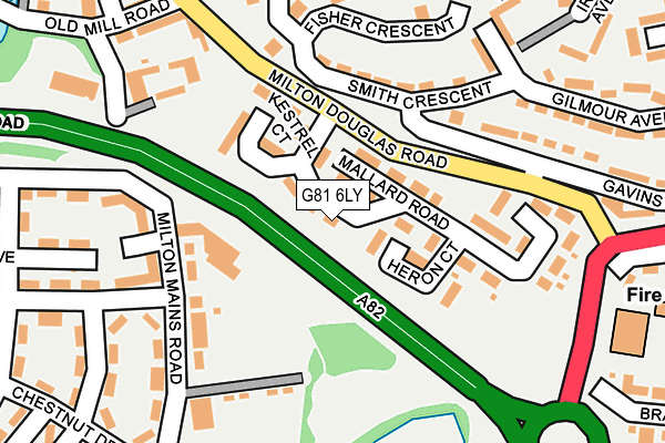 G81 6LY map - OS OpenMap – Local (Ordnance Survey)