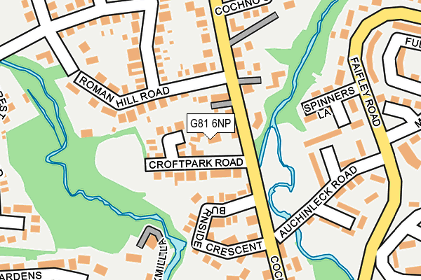 G81 6NP map - OS OpenMap – Local (Ordnance Survey)