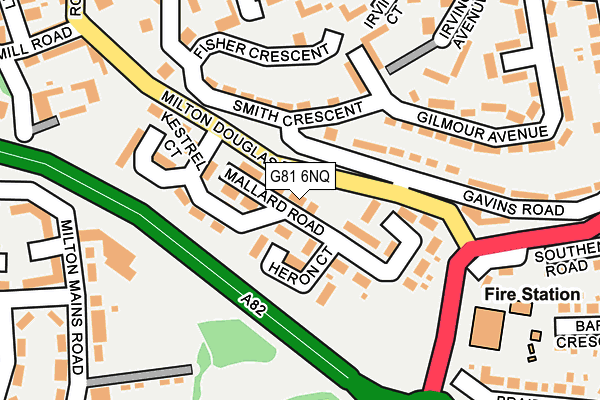 G81 6NQ map - OS OpenMap – Local (Ordnance Survey)