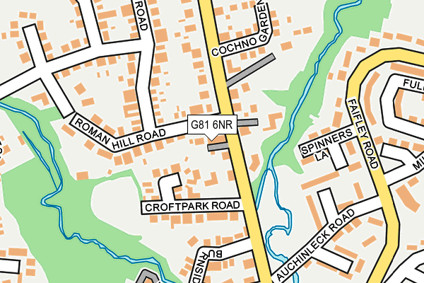 G81 6NR map - OS OpenMap – Local (Ordnance Survey)