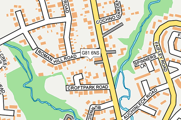 G81 6NS map - OS OpenMap – Local (Ordnance Survey)