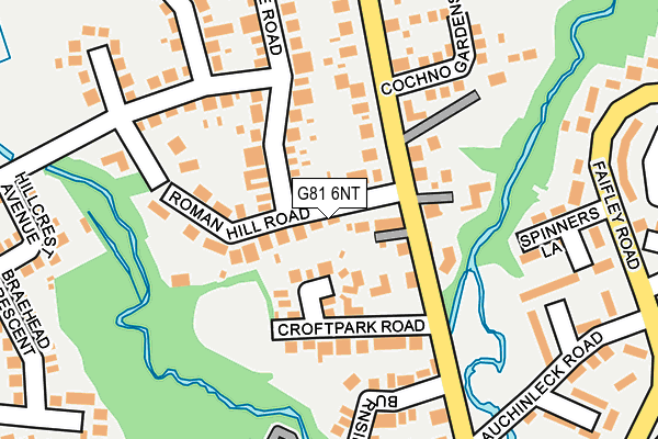 G81 6NT map - OS OpenMap – Local (Ordnance Survey)