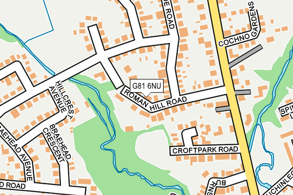 G81 6NU map - OS OpenMap – Local (Ordnance Survey)