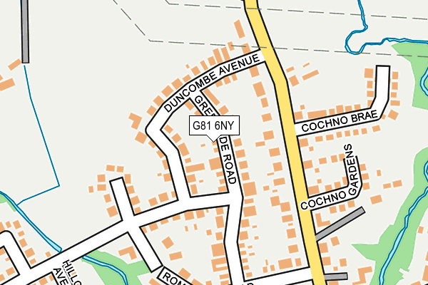 G81 6NY map - OS OpenMap – Local (Ordnance Survey)