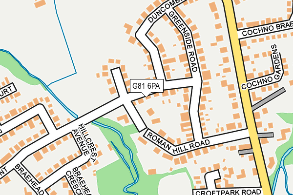 G81 6PA map - OS OpenMap – Local (Ordnance Survey)