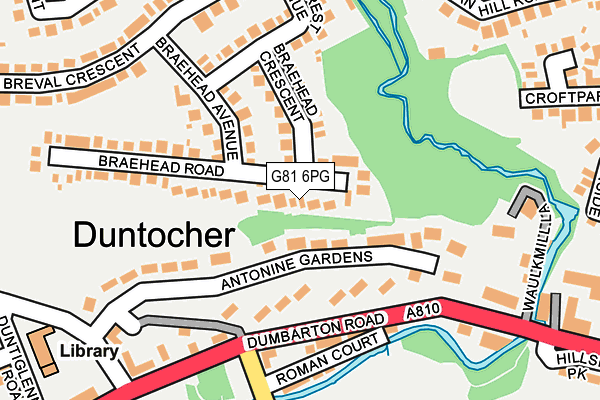 G81 6PG map - OS OpenMap – Local (Ordnance Survey)