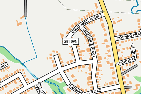 G81 6PN map - OS OpenMap – Local (Ordnance Survey)