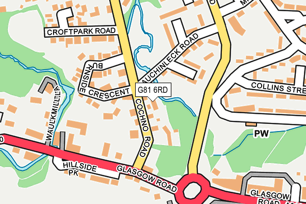 G81 6RD map - OS OpenMap – Local (Ordnance Survey)