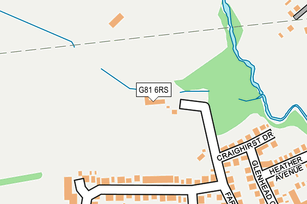 G81 6RS map - OS OpenMap – Local (Ordnance Survey)