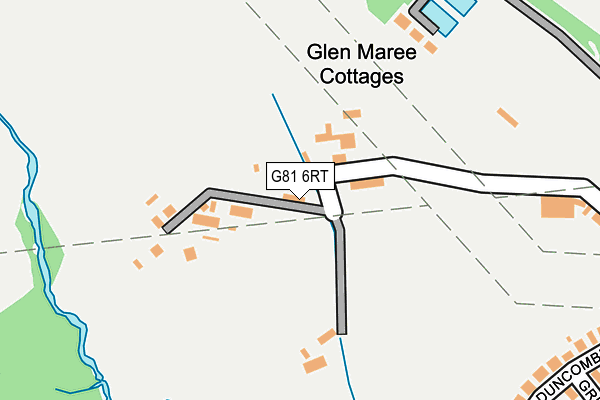 G81 6RT map - OS OpenMap – Local (Ordnance Survey)