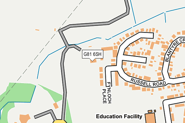 G81 6SH map - OS OpenMap – Local (Ordnance Survey)