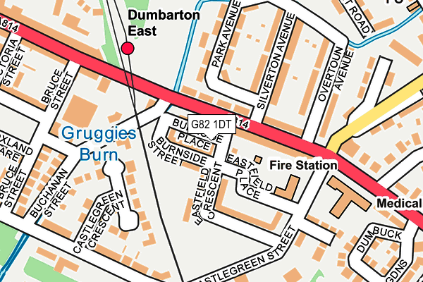 G82 1DT map - OS OpenMap – Local (Ordnance Survey)