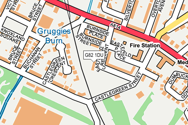 G82 1DU map - OS OpenMap – Local (Ordnance Survey)