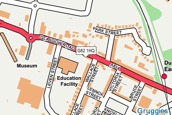 G82 1HQ map - OS OpenMap – Local (Ordnance Survey)