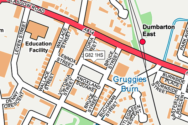 G82 1HS map - OS OpenMap – Local (Ordnance Survey)