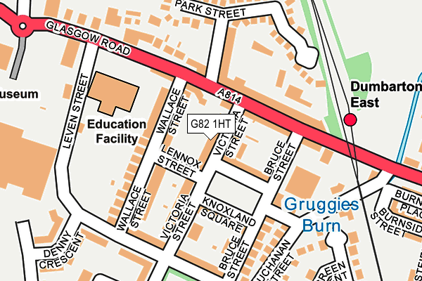 G82 1HT map - OS OpenMap – Local (Ordnance Survey)