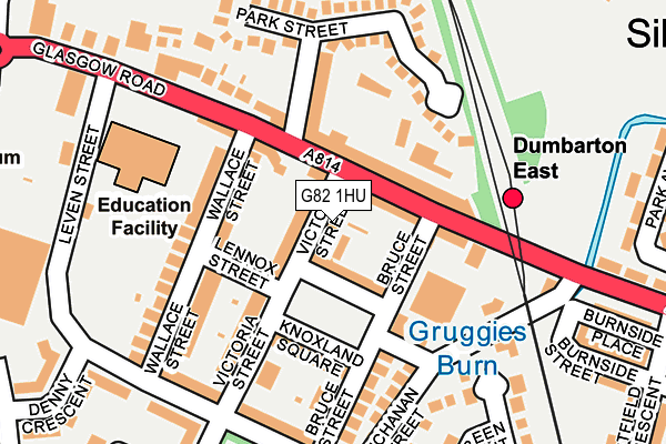 G82 1HU map - OS OpenMap – Local (Ordnance Survey)