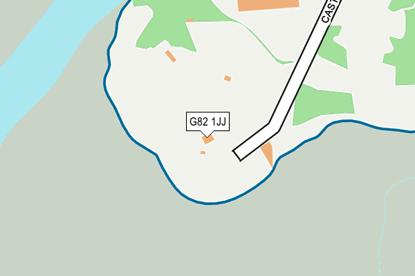 G82 1JJ map - OS OpenMap – Local (Ordnance Survey)