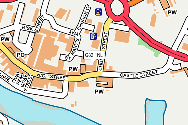 G82 1NL map - OS OpenMap – Local (Ordnance Survey)