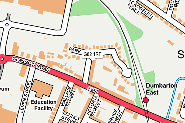 G82 1RF map - OS OpenMap – Local (Ordnance Survey)