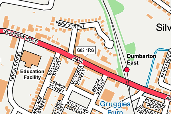 G82 1RG map - OS OpenMap – Local (Ordnance Survey)