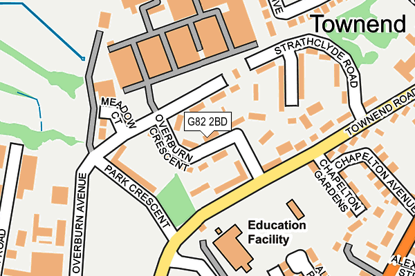 G82 2BD map - OS OpenMap – Local (Ordnance Survey)