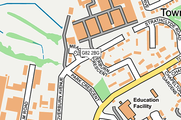 G82 2BG map - OS OpenMap – Local (Ordnance Survey)