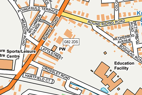 G82 2DS map - OS OpenMap – Local (Ordnance Survey)