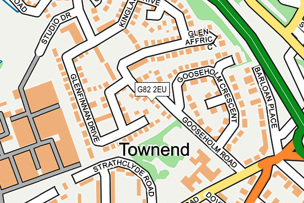 G82 2EU map - OS OpenMap – Local (Ordnance Survey)