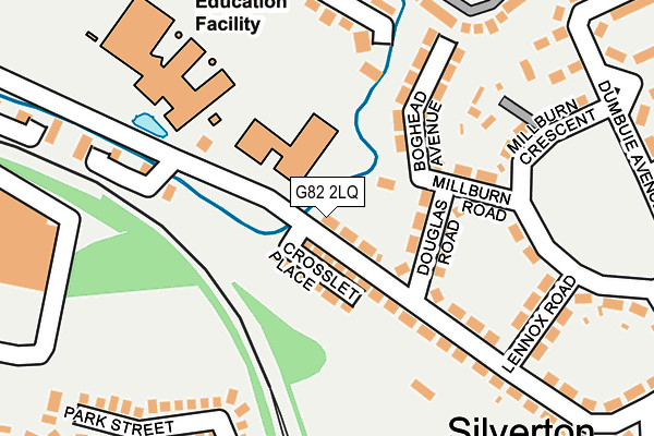 G82 2LQ map - OS OpenMap – Local (Ordnance Survey)