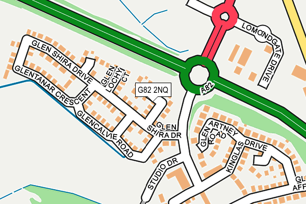 G82 2NQ map - OS OpenMap – Local (Ordnance Survey)