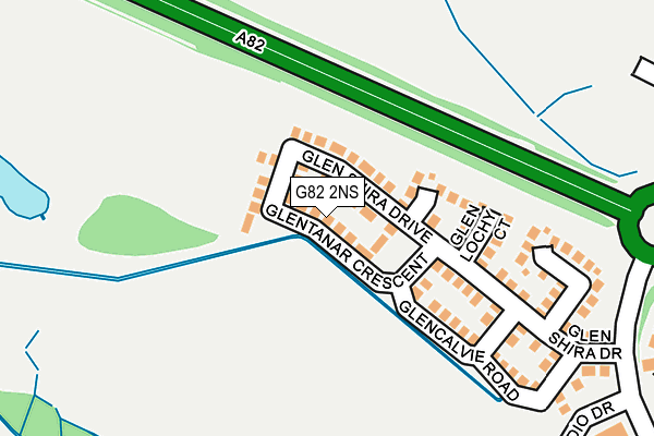 G82 2NS map - OS OpenMap – Local (Ordnance Survey)