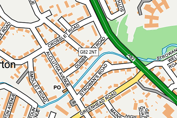 G82 2NT map - OS OpenMap – Local (Ordnance Survey)