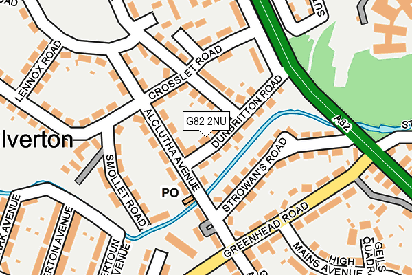 G82 2NU map - OS OpenMap – Local (Ordnance Survey)