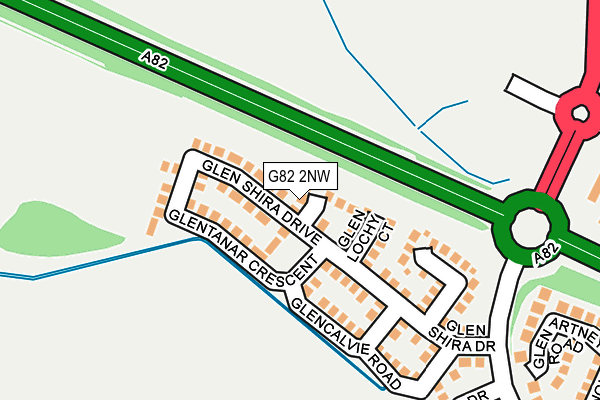 G82 2NW map - OS OpenMap – Local (Ordnance Survey)