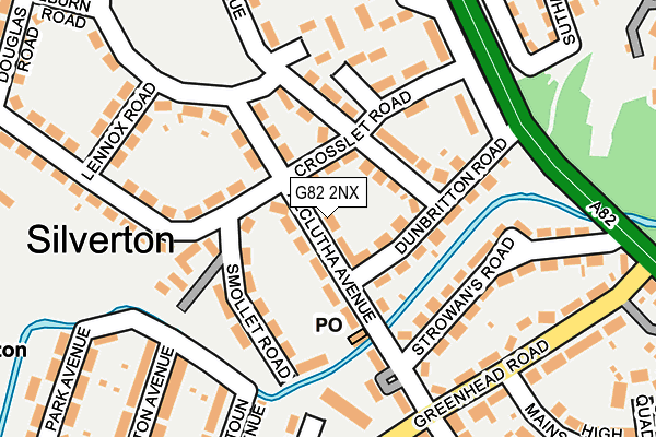 G82 2NX map - OS OpenMap – Local (Ordnance Survey)