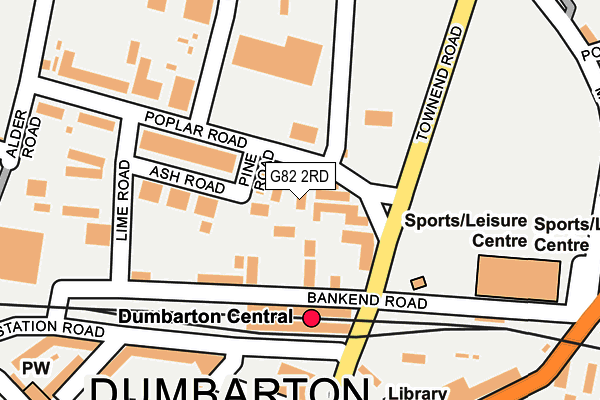 G82 2RD map - OS OpenMap – Local (Ordnance Survey)