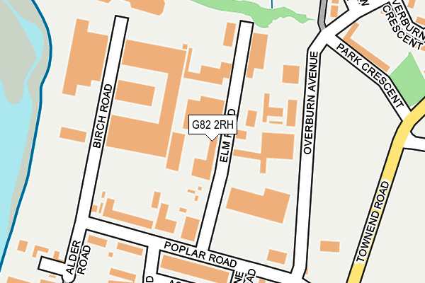 G82 2RH map - OS OpenMap – Local (Ordnance Survey)
