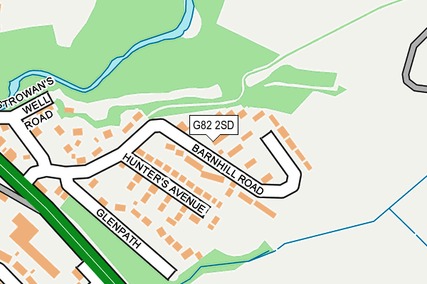 G82 2SD map - OS OpenMap – Local (Ordnance Survey)