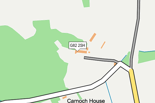 G82 2SH map - OS OpenMap – Local (Ordnance Survey)