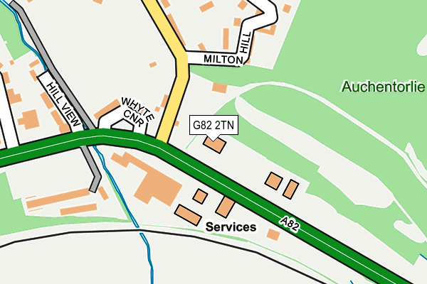G82 2TN map - OS OpenMap – Local (Ordnance Survey)