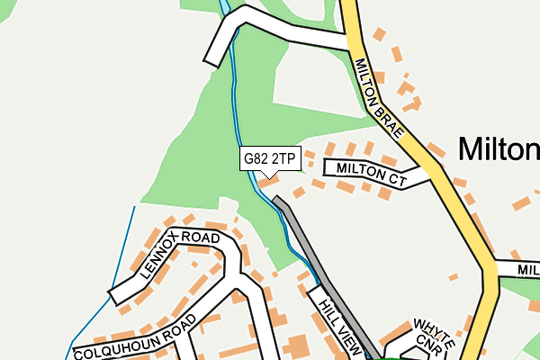 G82 2TP map - OS OpenMap – Local (Ordnance Survey)