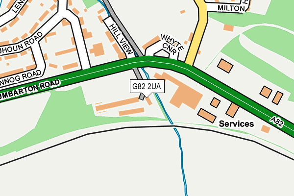 G82 2UA map - OS OpenMap – Local (Ordnance Survey)