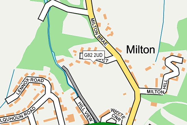 G82 2UD map - OS OpenMap – Local (Ordnance Survey)