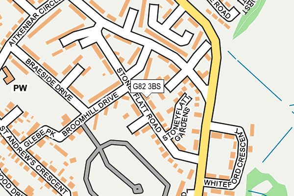 G82 3BS map - OS OpenMap – Local (Ordnance Survey)